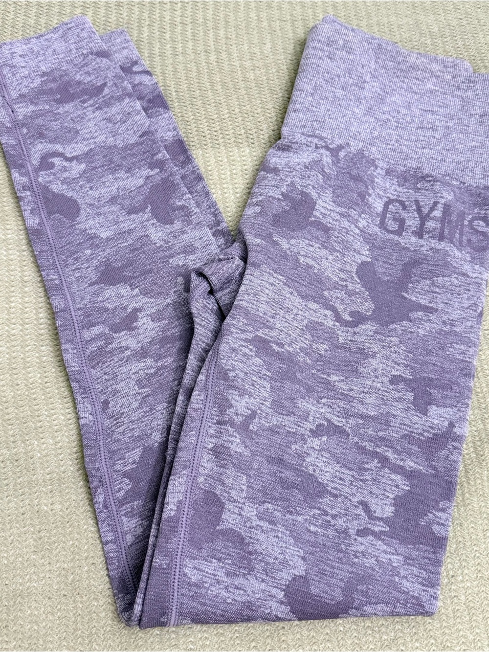 Gymshark women’s  Lavender Camo Seamless Leggings